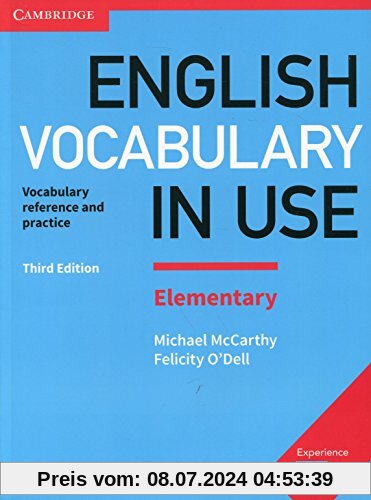 English Vocabulary in Use Elementary Book with Answers: Vocabulary Reference and Practice