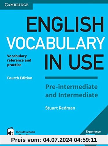 English Vocabulary in Use Pre-intermediate and Intermediate 4th Edition: Book with answers and Enhanced ebook
