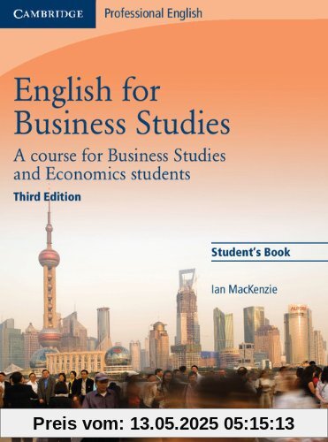 English for Business Studies: A Course for Business Studies and Economics Students (Cambridge Professional English)