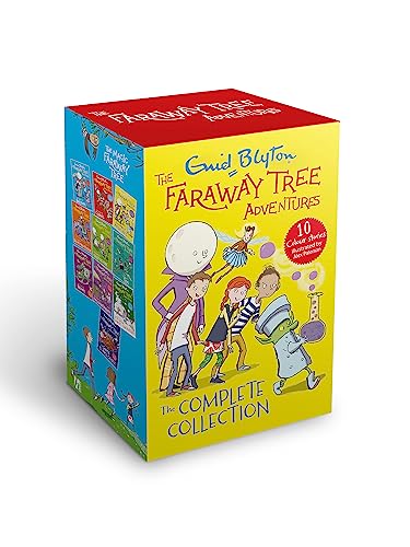 Enid Blyton The Faraway Tree Adventures Colour Stories Complete Collection 10 Books Box Set (Birthdays, Dreams, Enchantments, Goodies, Magic Medicines, Silly School & MORE!)