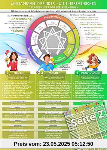 Enneagramm Typfinder - Die 3 Herzmenschen | Die 9 Gesichter der Seele erkennen: - Stärken nutzen und Schwächen verwandeln - sich selbst und Andere besser verstehen Enneagramm Typfinder - Die 3 Herzmenschen | Die 9 Gesichter der Seele erkennen: - Stärken nutzen und Schwächen verwandeln - sich selbst und Andere besser verstehen