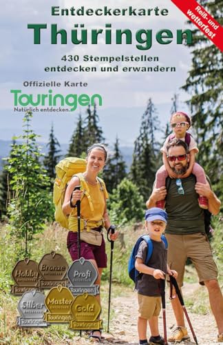 Entdeckerkarte Thüringen: Touringen entdecken (Reiß- und Wetterfest) von KKV
