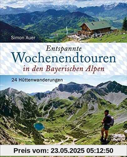 Entspannte Wochenendtouren in den Bayerischen Alpen - mit allen Tourenkarten zum Download: 24 Mehrtagestouren (2, 3 und 4 Tage) für die ganze Familie. ... Hütten, idyllische Bergseen, spannende Wege