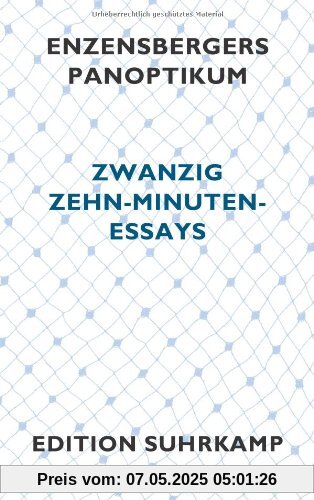 Enzensbergers Panoptikum: Zwanzig Zehn-Minuten-Essays (edition suhrkamp)