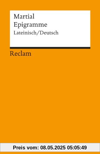 Epigramme: Lat. /Dt. Epigramme: Lat. /Dt.