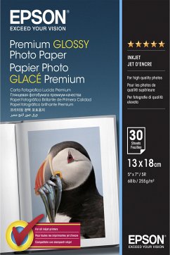 Epson Premium Glossy Photo Paper 13x18 cm, 30 Blatt, 255 g von Epson