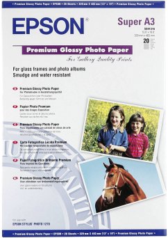 Epson Premium Glossy Photo Paper A 3+, 20 Blatt, 255 g S 041316 von Epson