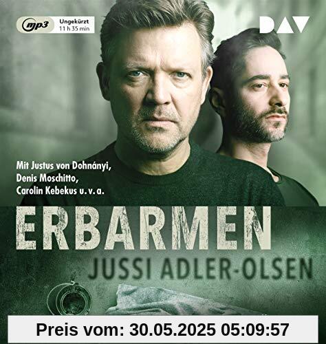 Erbarmen. Carl Mørck, Sonderdezernat Q, Fall 1: Hörspiel mit Justus von Dohnányi, Denis Moschitto, Carolin Kebekus u.v.a. (1 mp3-CD)