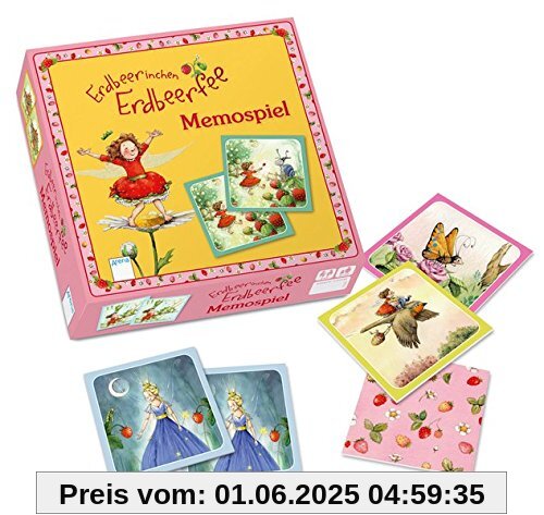 Erdbeerinchen Memospiel: Erdbeerinchen Erdbeerfee. Aus Pappe: