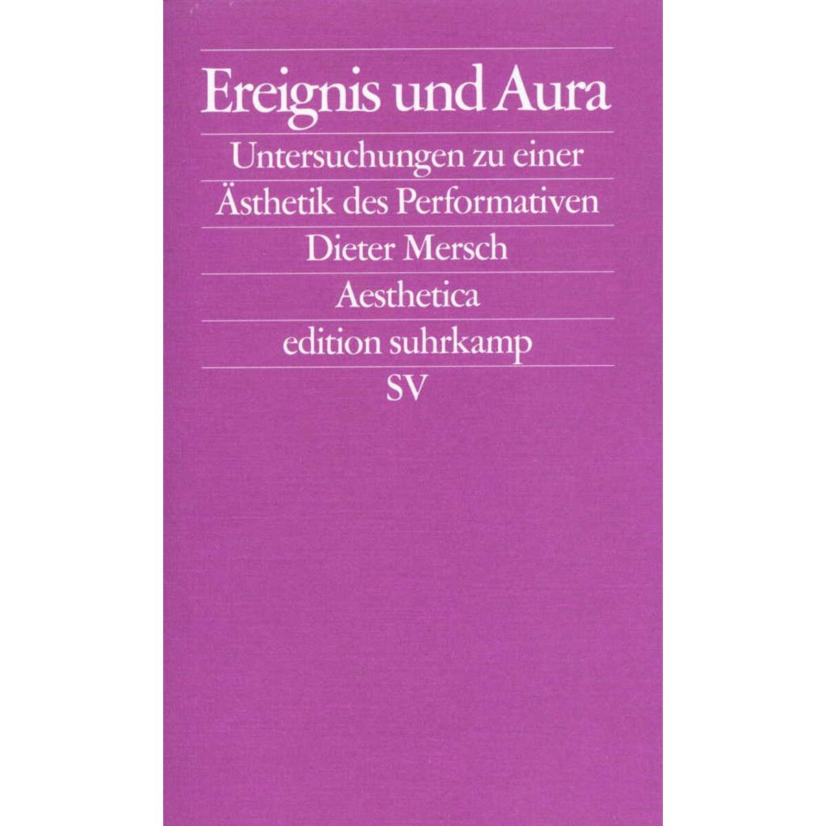 Ereignis und Aura Ereignis und Aura von Suhrkamp Verlag