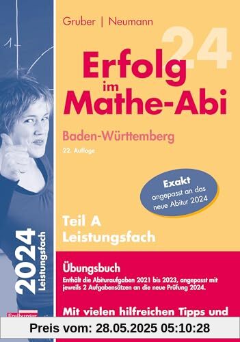 Erfolg im Mathe-Abi 2024 Leistungsfach Teil A Baden-Württemberg Erfolg im Mathe-Abi 2024 Leistungsfach Teil A Baden-Württemberg