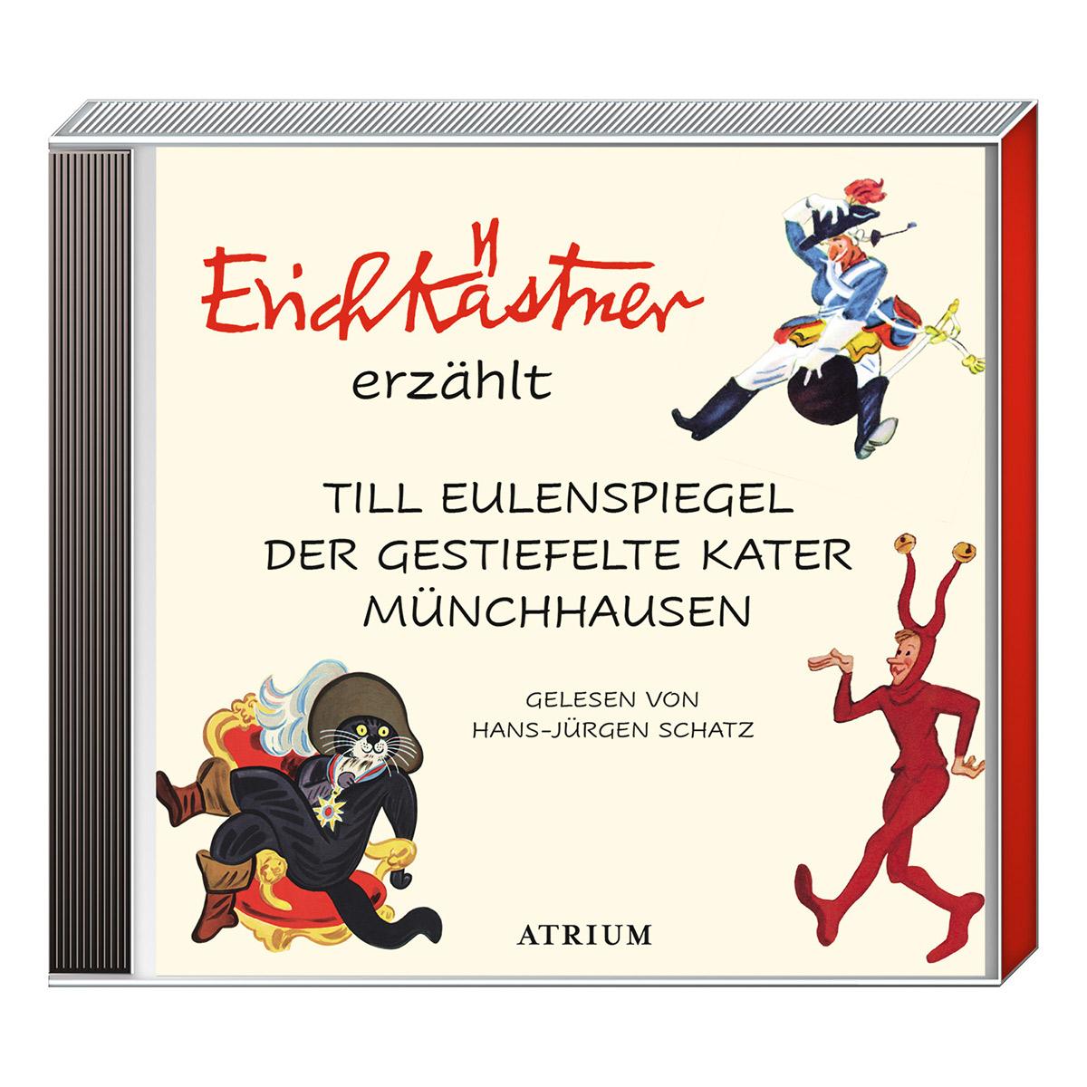 Hörbuch »Erich Kästner erzählt« von Atrium Verlag