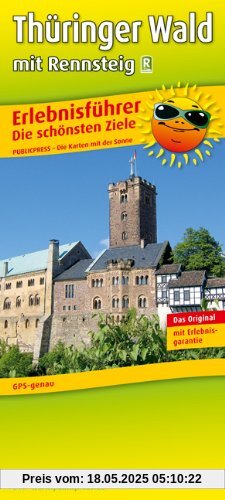 Erlebnisführer Thüringer Wald mit Rennsteig: Freizeitkarte mit Informationen zu Freizeiteinrichtungen auf der Kartenrückseite. GPS-genau. 1:160000 Erlebnisführer Thüringer Wald mit Rennsteig: Freizeitkarte mit Informationen zu Freizeiteinrichtungen auf der Kartenrückseite. GPS-genau. 1:160000