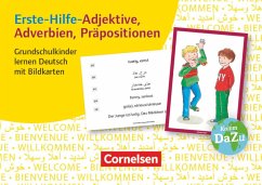 Erste-Hilfe-Adjektive, Adverbien, Präpositionen. Grundschulkinder lernen Deutsch mit Bildkarten von Cornelsen Verlag Scriptor
