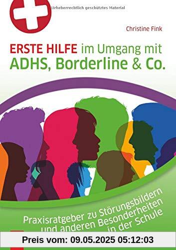 Erste Hilfe im Umgang mit ADHS, Borderline & Co.: Praxisratgeber zu Störungsbildern und anderen Besonderheiten in der Schule