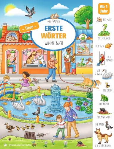 Erste Wörter Wimmelbuch Tiere: Bilderbuch für Kinder ab 1 Jahr Erste Wörter Wimmelbuch Tiere: Bilderbuch für Kinder ab 1 Jahr von Adrian & Wimmelbuchverlag