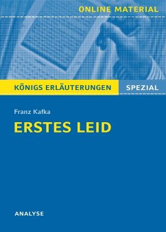 Erstes Leid von Franz Kafka. Königs Erläuterungen Spezial. (eBook, ePUB) von Bange C. GmbH