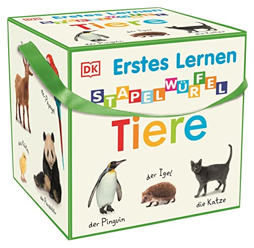 Erstes Lernen Stapelwürfel. Tiere: 10 stabile Karton-Würfel mit tollen Fotos zum Spielen, Entdecken und Benennen. Für Kinder ab 1 Jahr