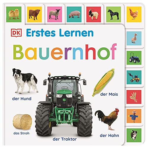 Erstes Lernen. Bauernhof: Pappbilderbuch mit Griff-Register und über 160 Fotos ab 1 Jahr