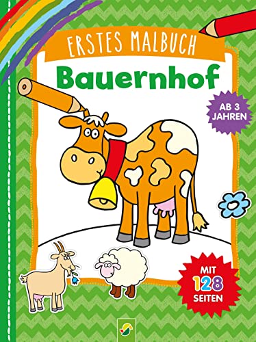 Erstes Malbuch Bauernhof: 128 abwechslungsreiche Motive für Kinder ab 3 Jahren von Schwager & Steinlein Verlag GmbH