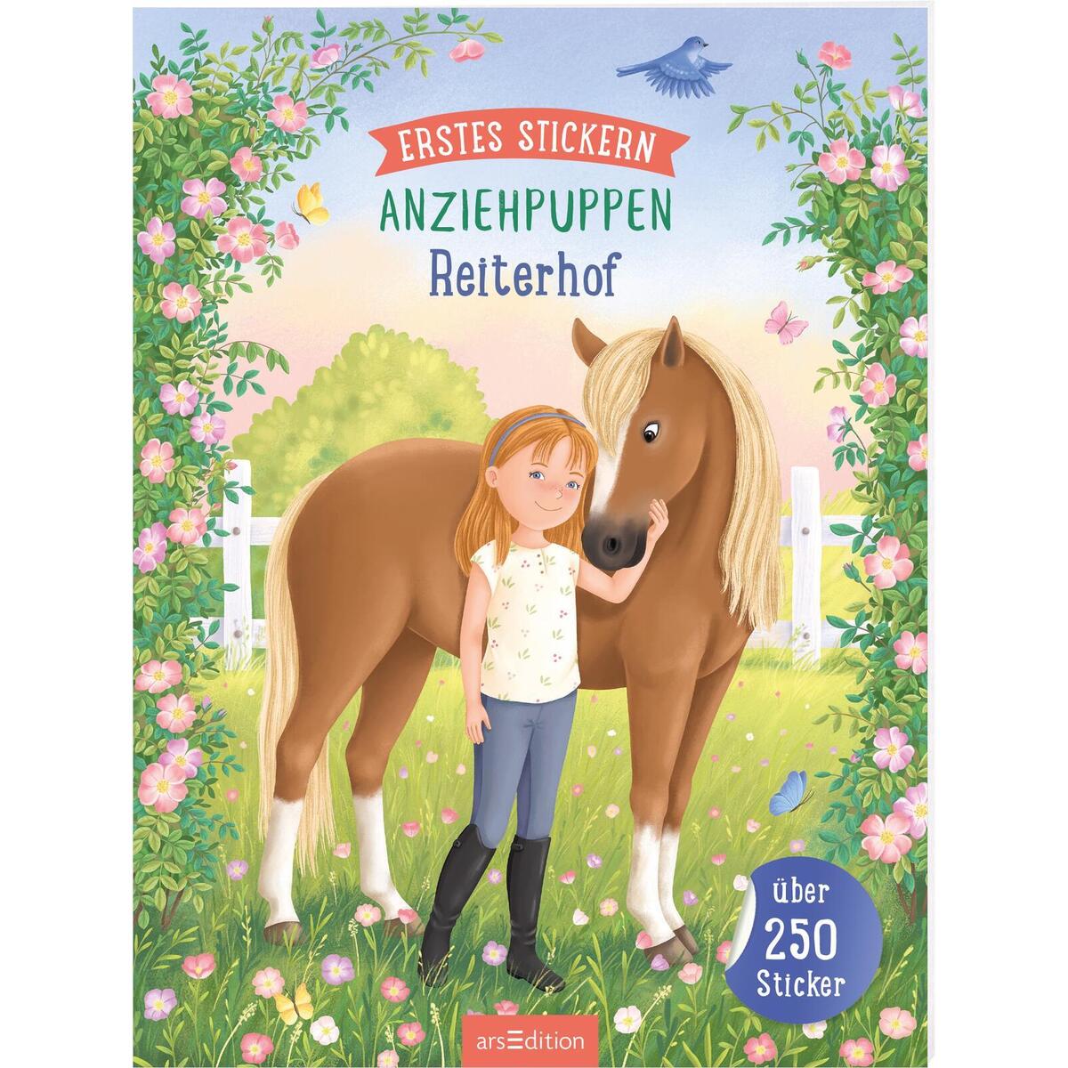 Erstes Stickern Anziehpuppen - Reiterhof Erstes Stickern Anziehpuppen - Reiterhof von Ars Edition GmbH