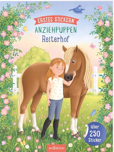 Erstes Stickern Anziehpuppen – Reiterhof: Über 250 Sticker | Stickerheft für Kinder ab 3 Jahren Erstes Stickern Anziehpuppen – Reiterhof: Über 250 Sticker | Stickerheft für Kinder ab 3 Jahren