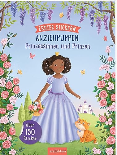 Erstes Stickern Anziehpuppen – Prinzessinnen und Prinzen: Über 150 Sticker | Stickerheft für Kinder ab 3 Jahren Erstes Stickern Anziehpuppen – Prinzessinnen und Prinzen: Über 150 Sticker | Stickerheft für Kinder ab 3 Jahren