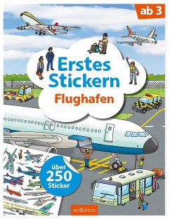 Erstes Stickern - Flughafen von ars edition