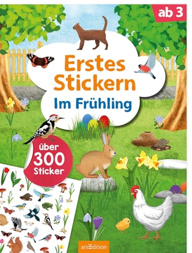 Erstes Stickern – Im Frühling: Über 300 Sticker | Erstes Stickerheft für Kindergarten-Kinder ab 3 Jahren Erstes Stickern – Im Frühling: Über 300 Sticker | Erstes Stickerheft für Kindergarten-Kinder ab 3 Jahren