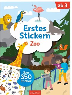 Erstes Stickern - Zoo von ars edition