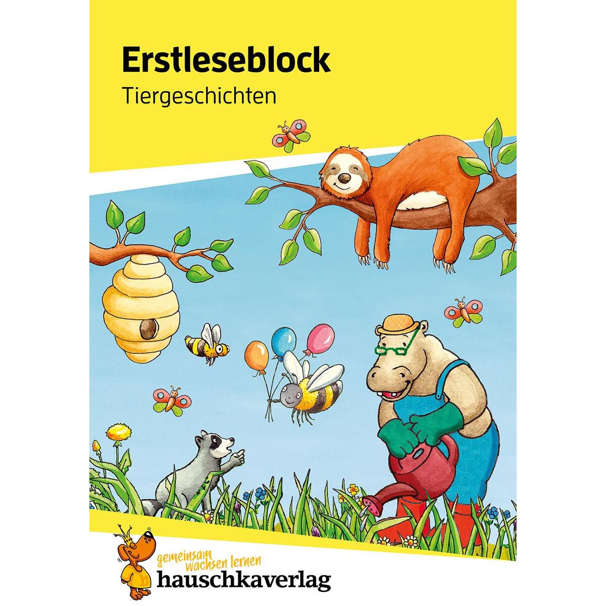 Erstleseblock - Tiergeschichten, A5-Block Erstleseblock - Tiergeschichten, A5-Block von Hauschka Verlag GmbH