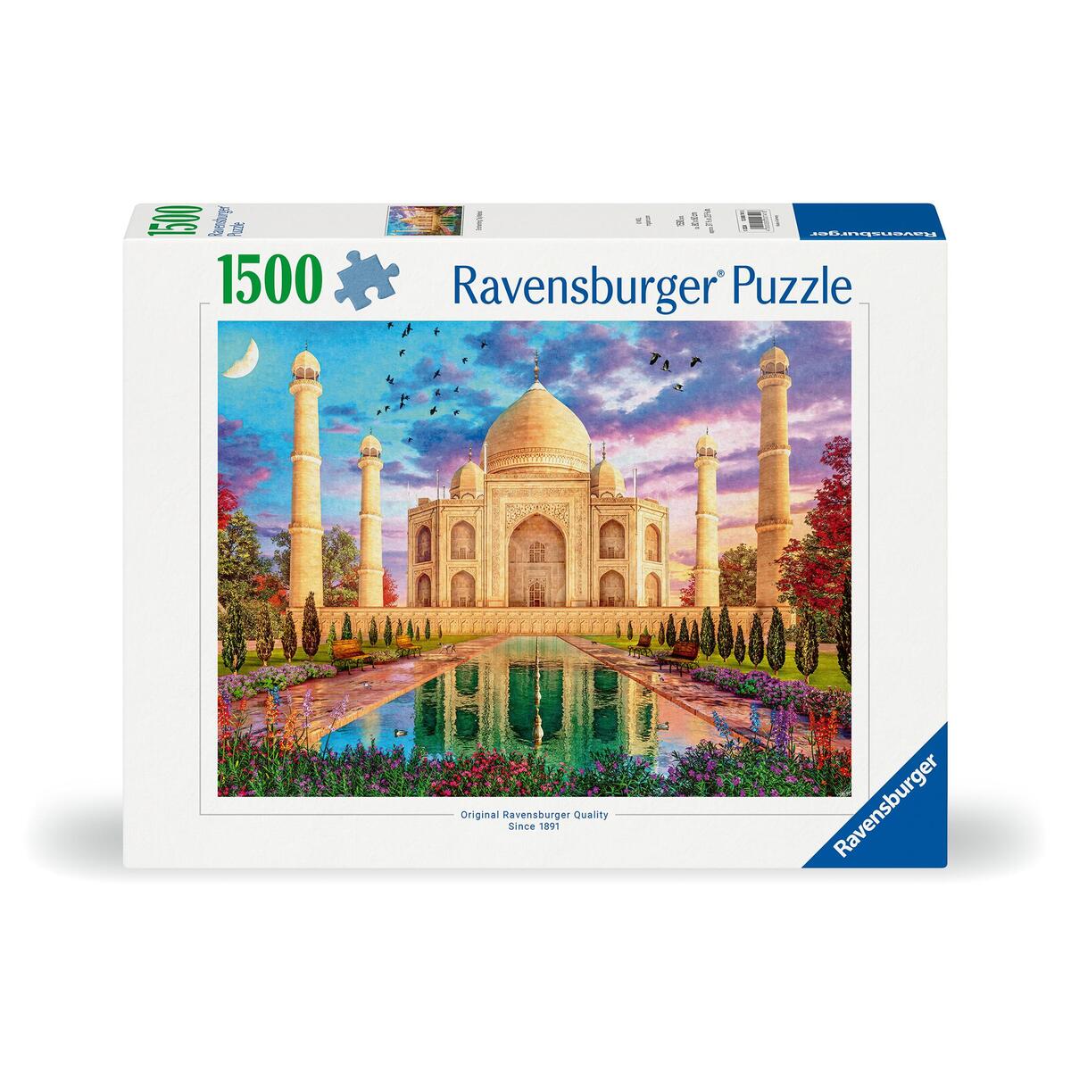 Erwachsenenpuzzle 1500 Teile - Bezauberndes Taj Mahal von Ravensburger Spieleverlag