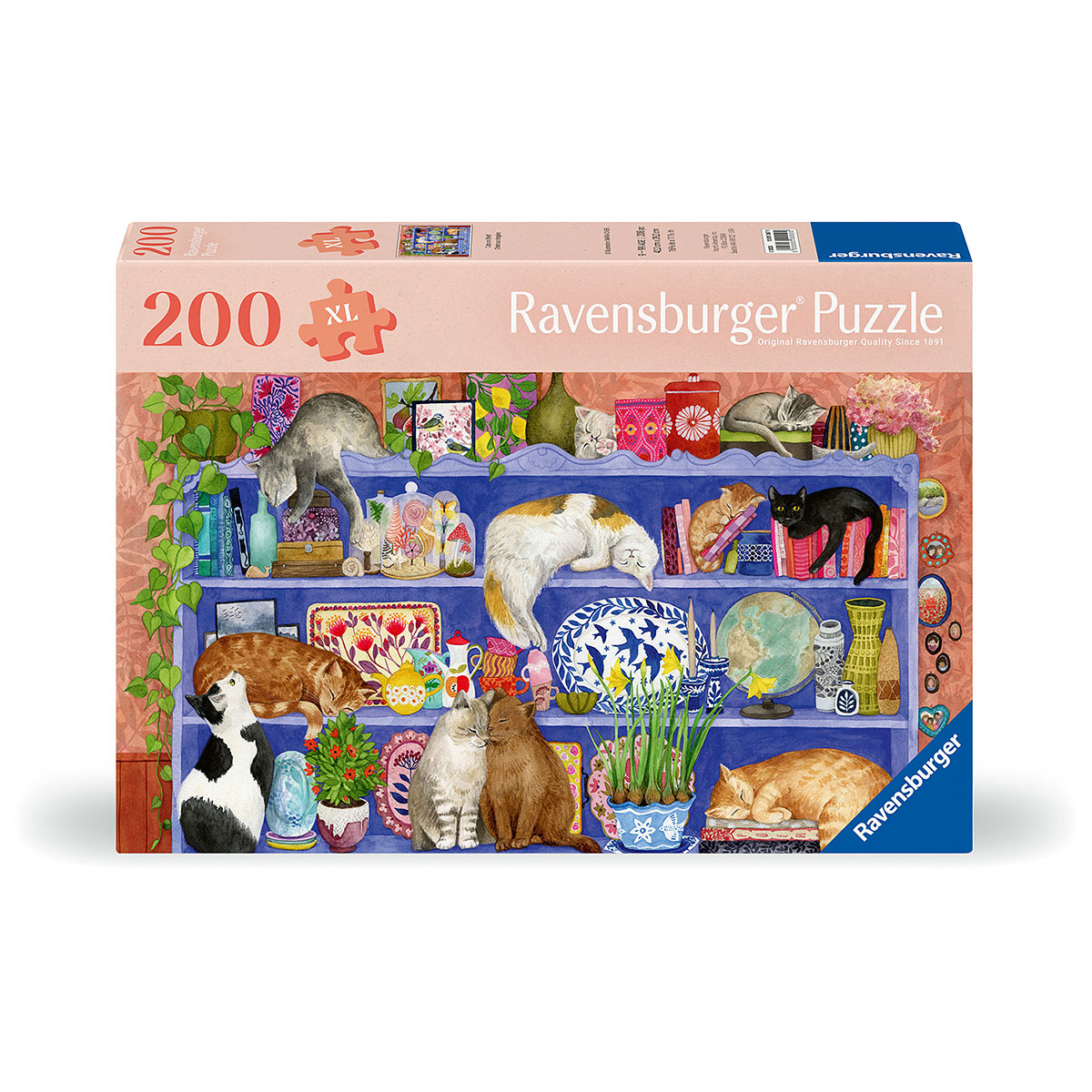 Erwachsenenpuzzle »Katzen im Regal« von Ravensburger Spieleverlag