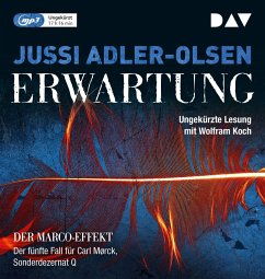 Erwartung / Carl Mørck. Sonderdezernat Q Bd.5 (2 MP3-CDs) von Der Audio Verlag, Dav