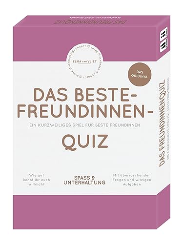 Erzähl mal! Das Beste-Freundinnen-Quiz: Das Original. | Fragespiel für einen schönen Abend mit der besten Freundin | ab 16 Jahren (Elma van Vliet Quizze & Fragespiele) Erzähl mal! Das Beste-Freundinnen-Quiz: Das Original. | Fragespiel für einen schönen Abend mit der besten Freundin | ab 16 Jahren (Elma van Vliet Quizze & Fragespiele)