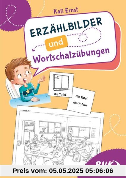 Erzählbilder und Wortschatzübungen