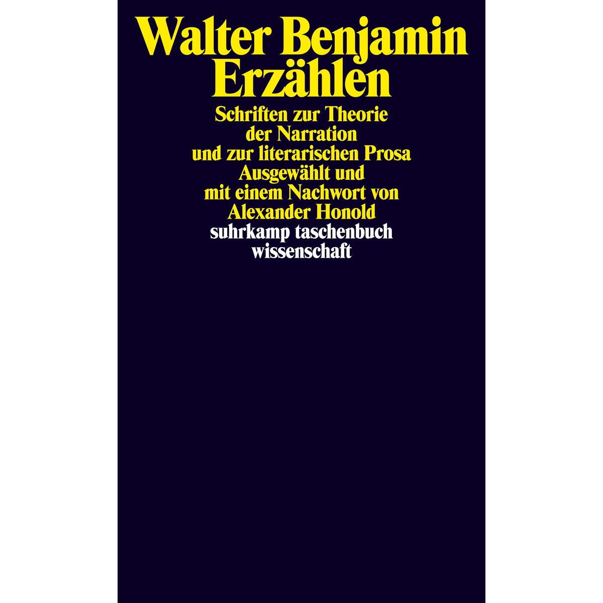 Erzählen Erzählen von Suhrkamp Verlag AG