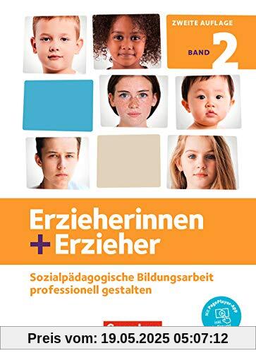 Erzieherinnen + Erzieher - Neubearbeitung: Band 2 - Professionelles Handeln im sozialpädagogischen Berufsfeld: Fachbuch. Mit PagePlayer-App