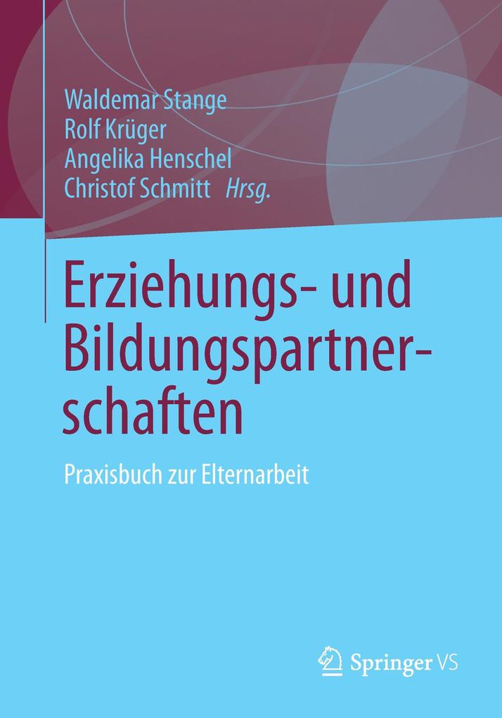 Erziehungs- und Bildungspartnerschaften von Springer Fachmedien Wiesbaden