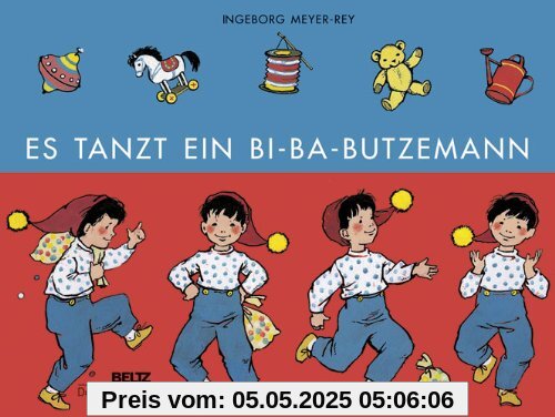 Es tanzt ein Bi-Ba-Butzemann: Vierfarbiges Pappbilderbuch