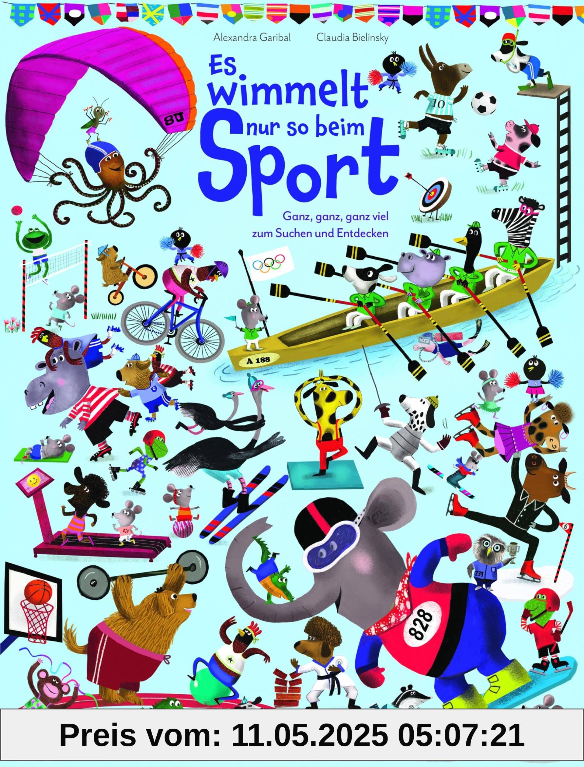 Es wimmelt nur so...beim Sport: Ganz, ganz, ganz viel zum Suchen und Entdecken (Wimmelbuch)