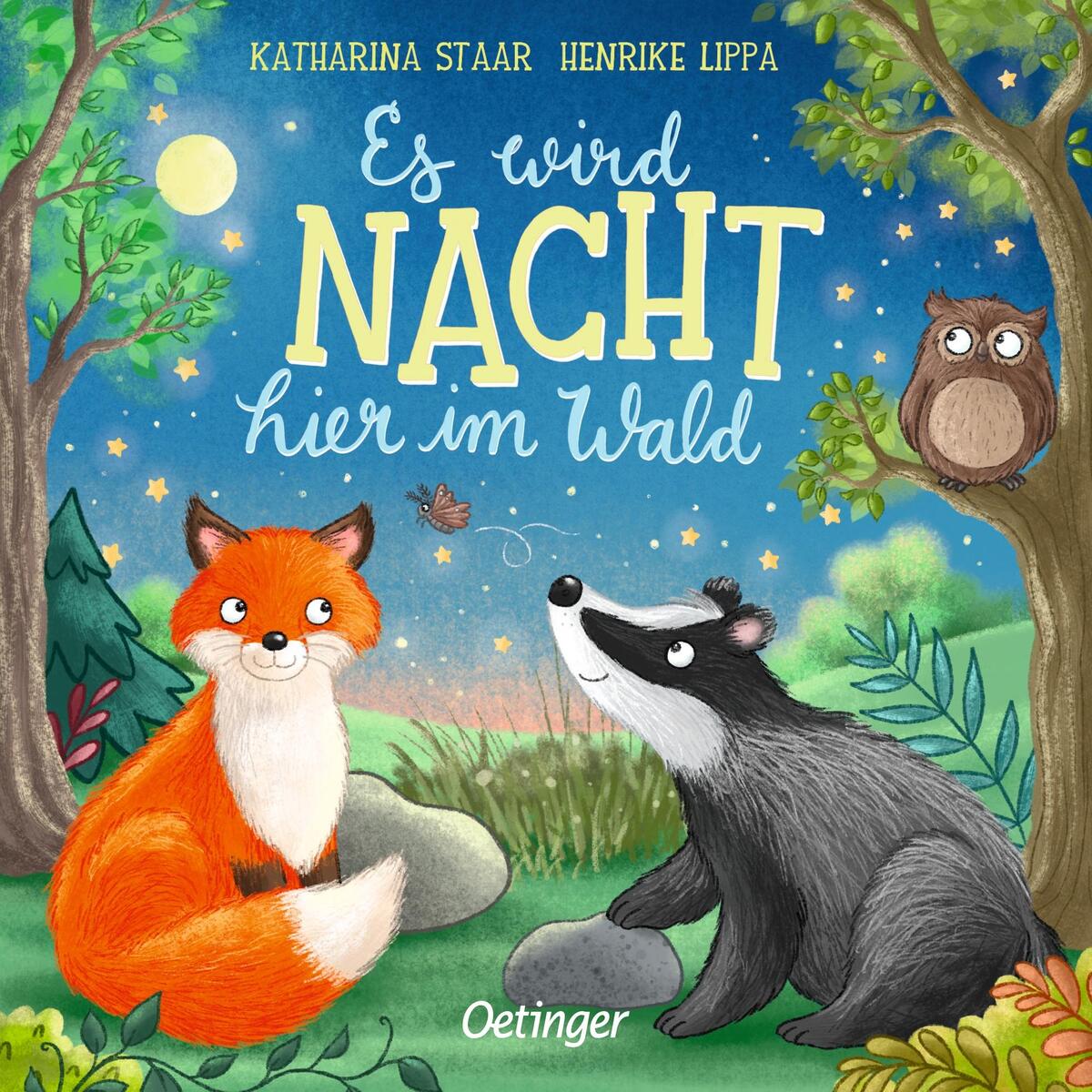 Es wird Nacht hier im Wald von Oetinger