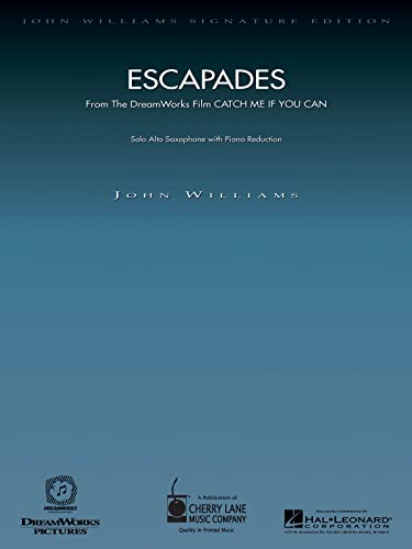 Escapades (from Catch Me If You Can): For Alto Saxophone and Orchestra with Piano Reduction
