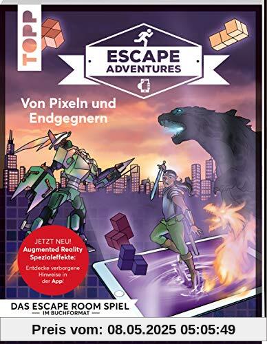 Escape Adventures AR – Augmented Reality. Von Pixeln und Endgegnern: Das ultimative Escape-Room-Erlebnis mit spannenden Augmented-Reality-Rätseln für ... Mittel. 120 Minuten Spielzeit