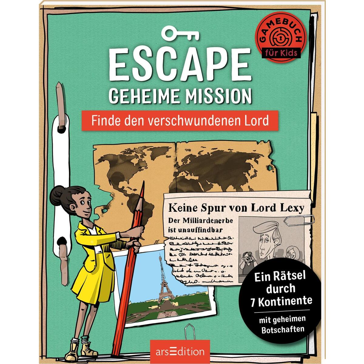 Escape Geheime Mission - Finde den verschwundenen Lord Escape Geheime Mission - Finde den verschwundenen Lord von Ars Edition GmbH