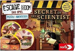 Noris 606101966 - Escape Room, Secret of the Scientist, Familienspiel, Puzzlespiel von Noris Spiele