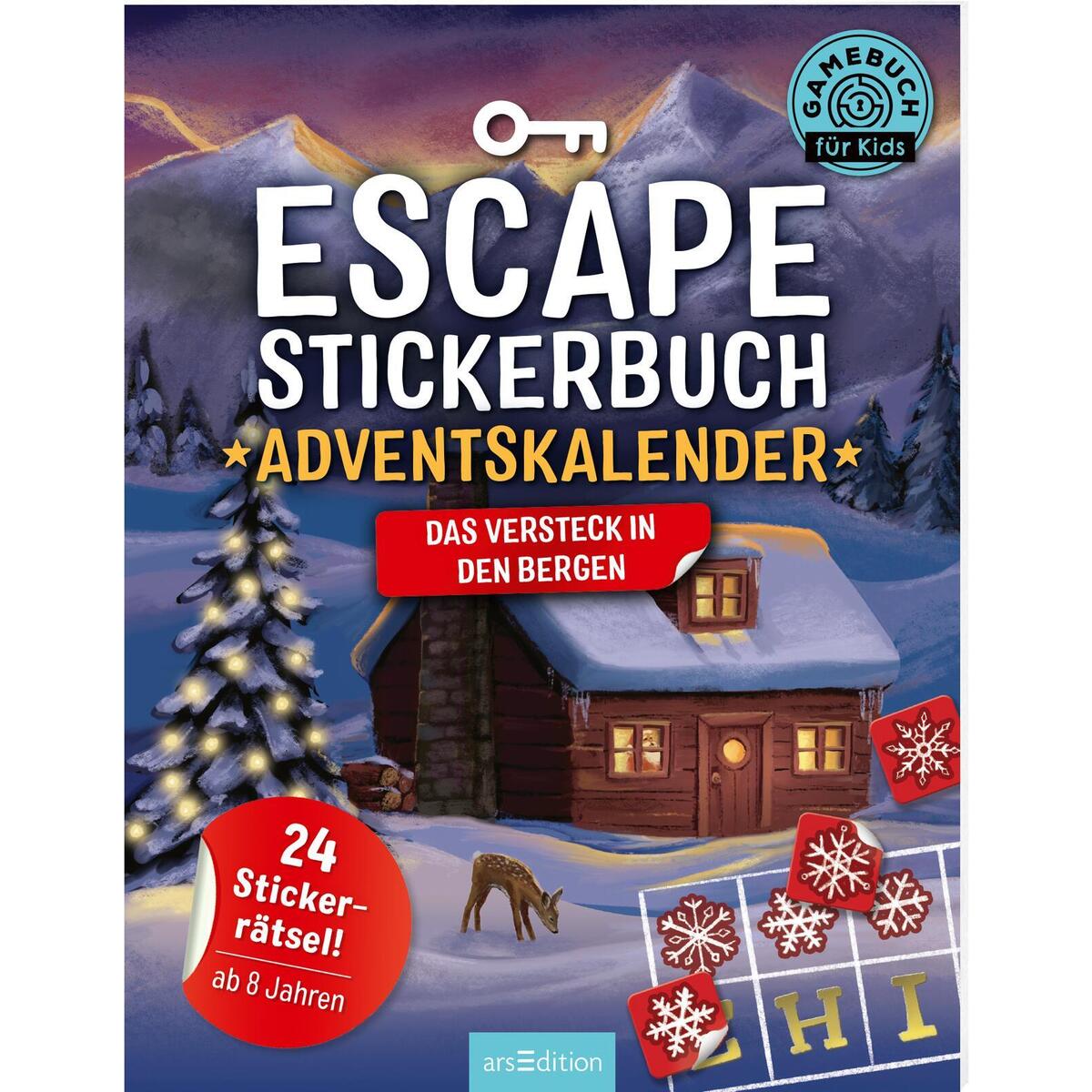 Escape-Stickerbuch - Adventskalender - Das Versteck in den Bergen Escape-Stickerbuch - Adventskalender - Das Versteck in den Bergen von Ars Edition GmbH
