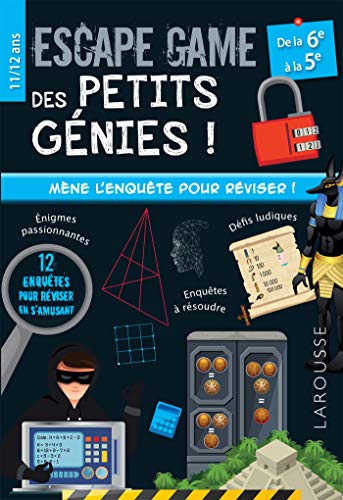 Escape game des petits génies 6e-5e von Larousse