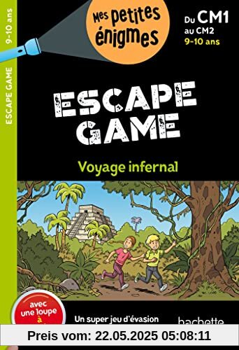 Escape game du CM1 au CM2 - Cahier de vacances 2022: Cahier de vacances, avec une loupe à détacher