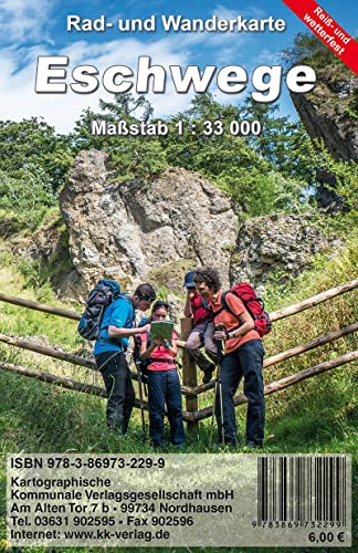 Eschwege: Rad- und Wanderkarte (Reiß- und wetterfest)